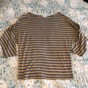 CAbi Slouchy Striped Top